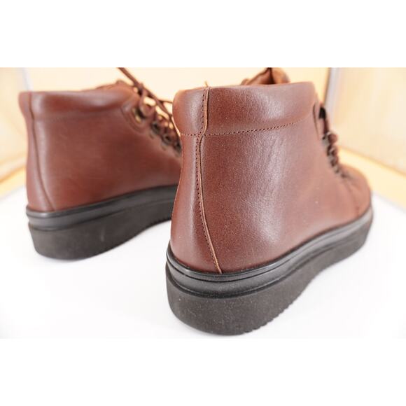 Allen Edmonds Knox High Brown Leather Sneaker Boot Size 9.5 New Ultralight $475 - Picture 2 of 9